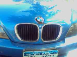1999 BMW M Coupe in Estoril Blue Metallic over Dark Beige Oregon - Front Detail
