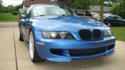 1999 BMW M Coupe in Estoril Blue Metallic over Dark Beige Oregon - Front
