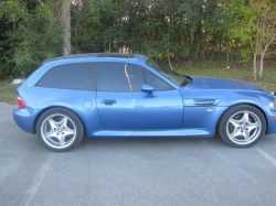 1999 BMW M Coupe in Estoril Blue Metallic over Dark Beige Oregon - Side