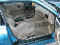 1999 BMW M Coupe in Estoril Blue Metallic over Dark Beige Oregon - Interior