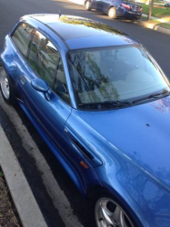 1999 BMW M Coupe in Estoril Blue Metallic over Dark Beige Oregon