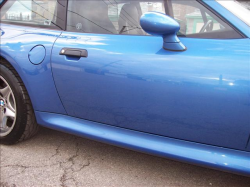 1999 BMW M Coupe in Estoril Blue Metallic over Black Nappa - Side Detail