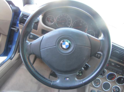 1999 BMW M Coupe in Estoril Blue Metallic over Dark Beige Oregon - Steering Wheel
