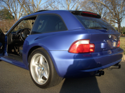1999 BMW M Coupe in Estoril Blue Metallic over Estoril Blue & Black Nappa - Back