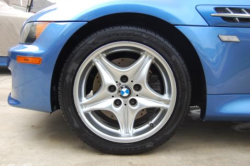 1999 BMW M Coupe in Estoril Blue Metallic over Estoril Blue & Black Nappa - Front Driver Wheel
