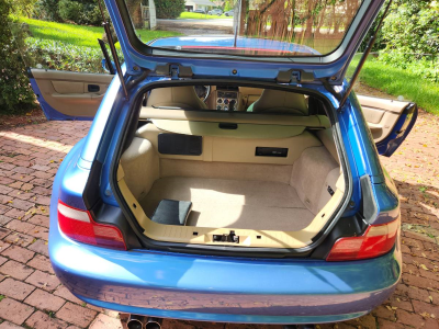 1999 BMW M Coupe in Estoril Blue Metallic over Dark Beige Oregon