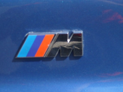 1999 BMW M Coupe in Estoril Blue Metallic over Estoril Blue & Black Nappa - Rear Badge