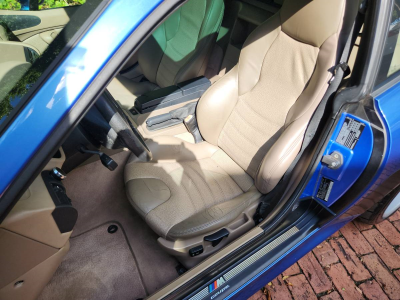 1999 BMW M Coupe in Estoril Blue Metallic over Dark Beige Oregon