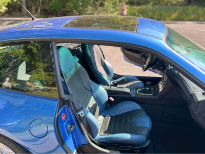 1999 BMW M Coupe in Estoril Blue Metallic over Estoril Blue & Black Nappa