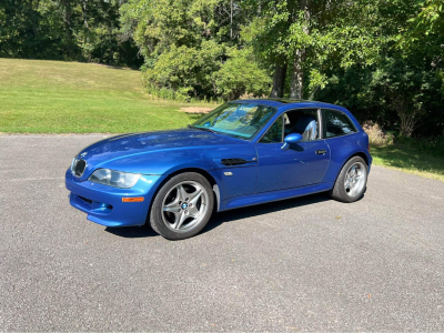 1999 BMW M Coupe in Estoril Blue Metallic over Estoril Blue & Black Nappa