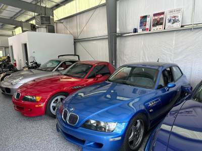 1999 BMW M Coupe in Estoril Blue Metallic over Black Nappa