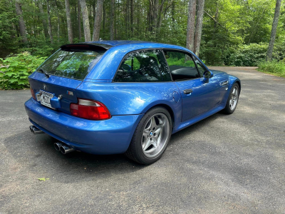 1999 BMW M Coupe in Estoril Blue Metallic over Black Nappa