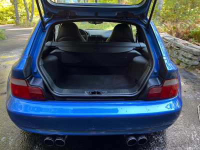 1999 BMW M Coupe in Estoril Blue Metallic over Black Nappa