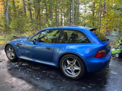 1999 BMW M Coupe in Estoril Blue Metallic over Black Nappa