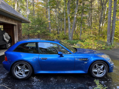 1999 BMW M Coupe in Estoril Blue Metallic over Black Nappa