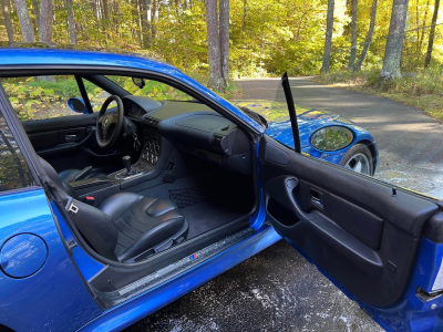 1999 BMW M Coupe in Estoril Blue Metallic over Black Nappa