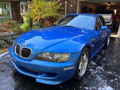 1999 BMW M Coupe in Estoril Blue Metallic over Black Nappa