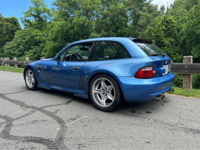 1999 BMW M Coupe in Estoril Blue Metallic over Black Nappa