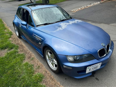 1999 BMW M Coupe in Estoril Blue Metallic over Black Nappa