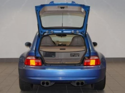 1999 BMW M Coupe in Estoril Blue Metallic over Dark Beige Oregon - Trunk