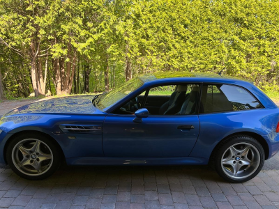 1999 BMW M Coupe in Estoril Blue Metallic over Dark Beige Oregon