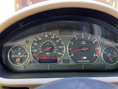 1999 BMW M Coupe in Estoril Blue Metallic over Dark Beige Oregon