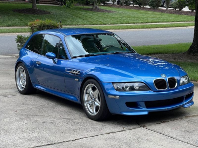 1999 BMW M Coupe in Estoril Blue Metallic over Estoril Blue & Black Nappa