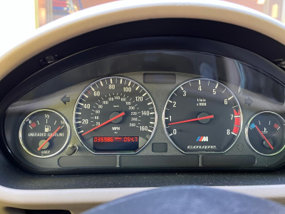 1999 BMW M Coupe in Estoril Blue Metallic over Dark Beige Oregon