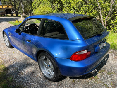 1999 BMW M Coupe in Estoril Blue Metallic over Dark Beige Oregon