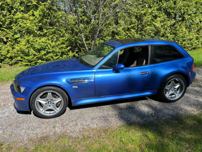 1999 BMW M Coupe in Estoril Blue Metallic over Dark Beige Oregon