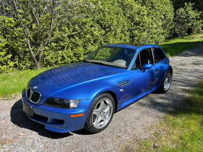1999 BMW M Coupe in Estoril Blue Metallic over Dark Beige Oregon