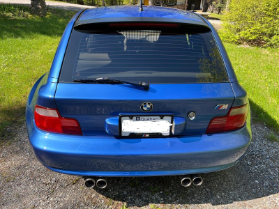 1999 BMW M Coupe in Estoril Blue Metallic over Dark Beige Oregon