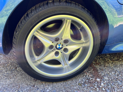 1999 BMW M Coupe in Estoril Blue Metallic over Dark Beige Oregon