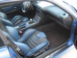 1999 BMW M Coupe in Estoril Blue Metallic over Estoril Blue & Black Nappa - Interior