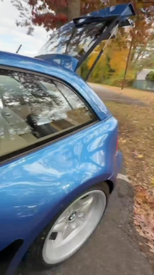 1999 BMW M Coupe in Estoril Blue Metallic over Dark Beige Oregon