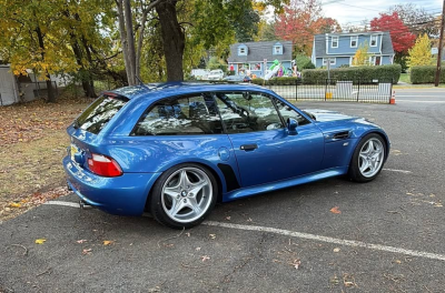 1999 BMW M Coupe in Estoril Blue Metallic over Dark Beige Oregon