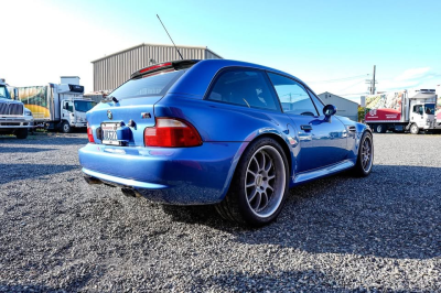 1999 BMW M Coupe in Estoril Blue Metallic over Estoril Blue & Black Nappa