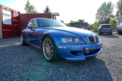 1999 BMW M Coupe in Estoril Blue Metallic over Estoril Blue & Black Nappa