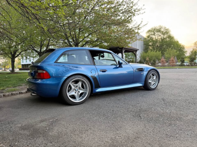 1999 BMW M Coupe in Estoril Blue Metallic over Dark Beige Oregon