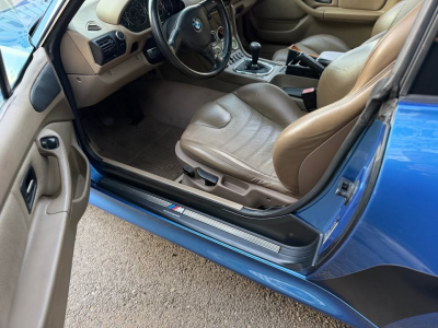 1999 BMW M Coupe in Estoril Blue Metallic over Dark Beige Oregon