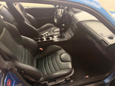 1999 BMW M Coupe in Estoril Blue Metallic over Black Nappa