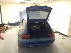 1999 BMW M Coupe in Estoril Blue Metallic over Estoril Blue & Black Nappa