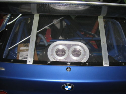1999 BMW M Coupe in Estoril Blue Metallic over Estoril Blue & Black Nappa - Back Detail