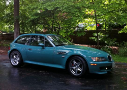 1999 BMW M Coupe in Evergreen over Dark Beige Oregon - Front 3/4