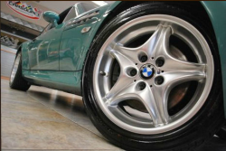 1999 BMW M Coupe in Evergreen over Black Nappa - Front Passenger Wheel
