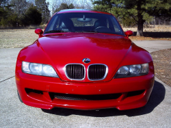 1999 BMW M Coupe in Imola Red 2 over Black Nappa - Front
