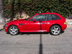 1999 BMW M Coupe in Imola Red 2 over Imola Red & Black Nappa - Side