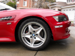 1999 BMW M Coupe in Imola Red 2 over Black Nappa - Front Passenger Wheel