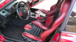 1999 BMW M Coupe in Imola Red 2 over Imola Red & Black Nappa