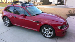 1999 BMW M Coupe in Imola Red 2 over Imola Red & Black Nappa